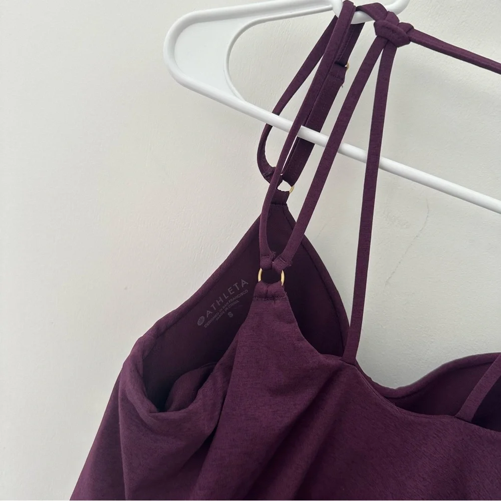 Athleta Aqualuxe Blousy Tankini Top - Picture 7 of 14
